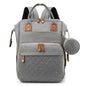 Mochila para mamá con cuna plegable