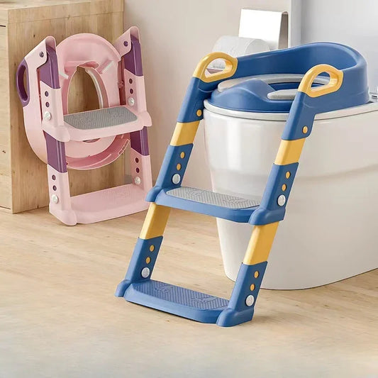 Asiento de inodoro con escaleras