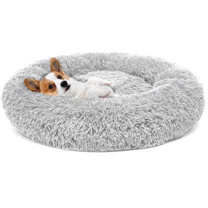 Cama Perro Mediana Gris Claro 70 cm