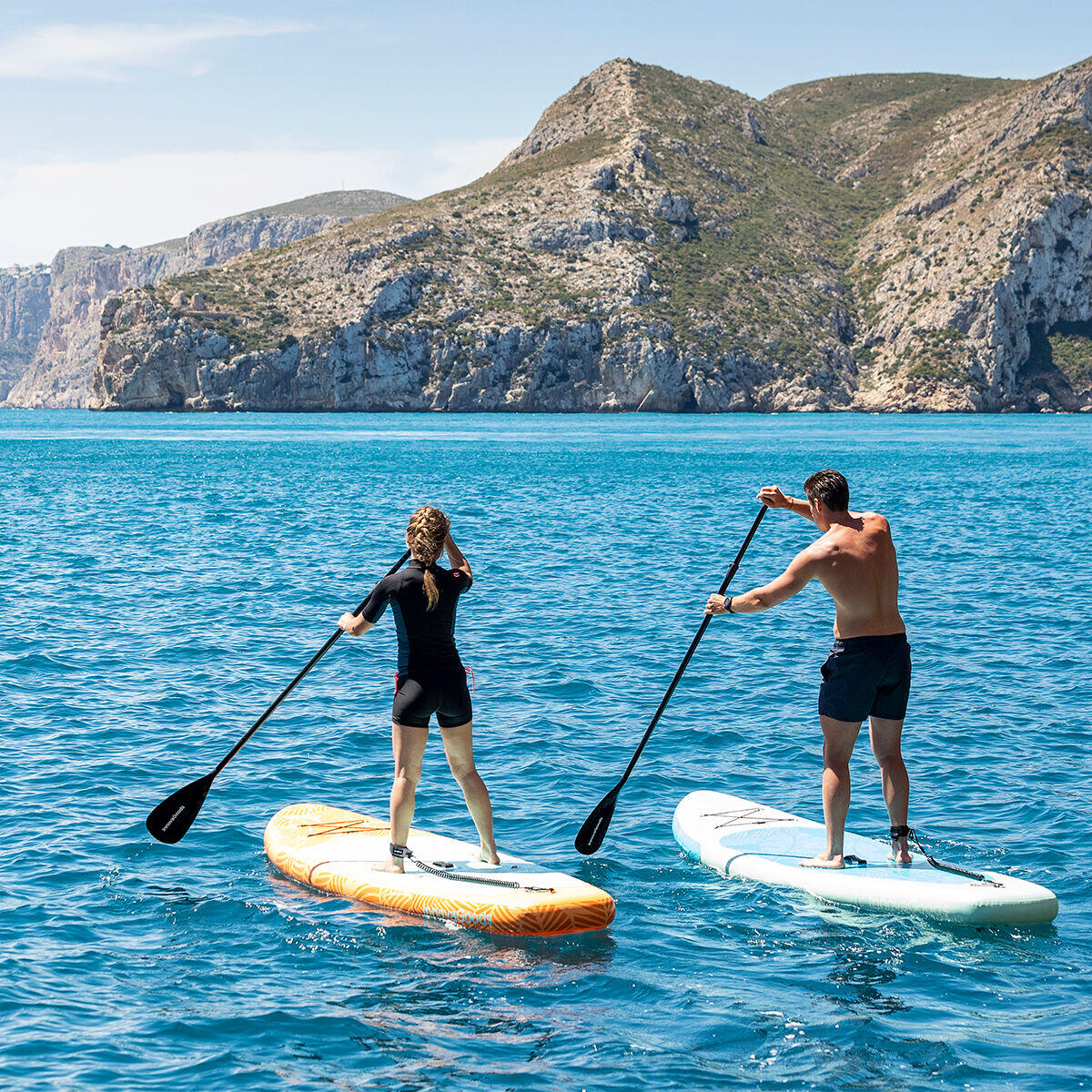 Tabla de Paddle Surf Hinchable 2 en 1 con Asiento y Accesorios Siros InnovaGoods 10'5" 320 cm