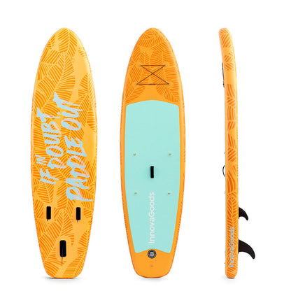 Tabla de Paddle Surf Hinchable 2 en 1 con Asiento y Accesorios Siros InnovaGoods 10'5" 320 cm